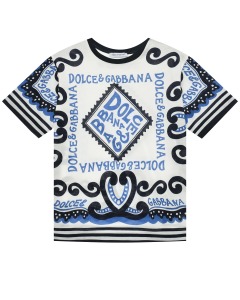 Футболка со сплошными узорами Dolce&Gabbana