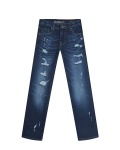Темно-синие джинсы с разрезами Guess
