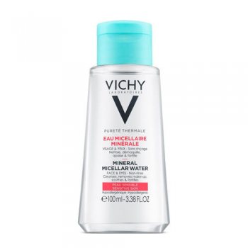 Vichy Мицеллярная вода с минералами для очищения чувствительной кожи, 100 мл (Vichy, Purete Thermal)