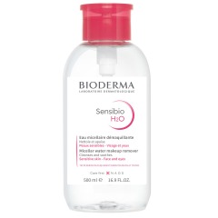 Bioderma Мицеллярная вода для чувствительной кожи с помпой, 500 мл (Bioderma, Sensibio)