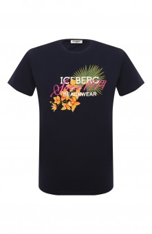 Хлопковая футболка Iceberg