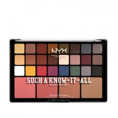NYX Professional Makeup Палитра для макияжа глаз и лица SUCH A KNOW-IT-ALL PALETTE