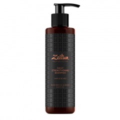 ZEITUN Шампунь для волос и бороды укрепляющий с имбирем и черным тмином Men's Collection. Daily Strengthening Shampoo