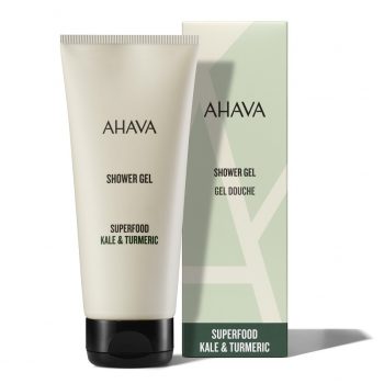 AHAVA SUPERFOOD Гель для душа браунколь и куркума